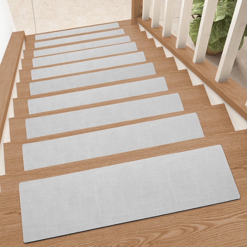 Stair Treads Carpet Non-Slip – Stair Runners for Wooden Steps Non Slip – Rubber